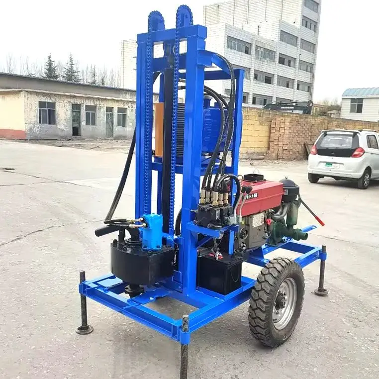 

Индивидуальная портативная гидравлическая дизельная буровая установка для водяных скважин 22 л.с., 25 л.с., 28 л.с., 30 л.с., 35 л.с., глубина бурения 100м, 150м, 180м, на колесном или гусеничном ходу