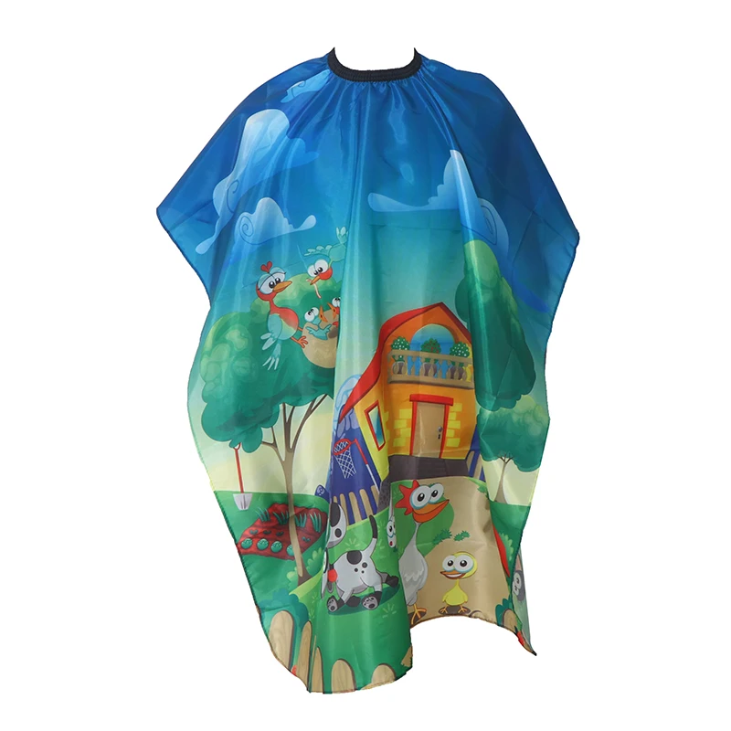 1PC Waterproof Kids Haircut Cape Cloth Hairdresser Hairdressing Salon Barber Apron Hotsale