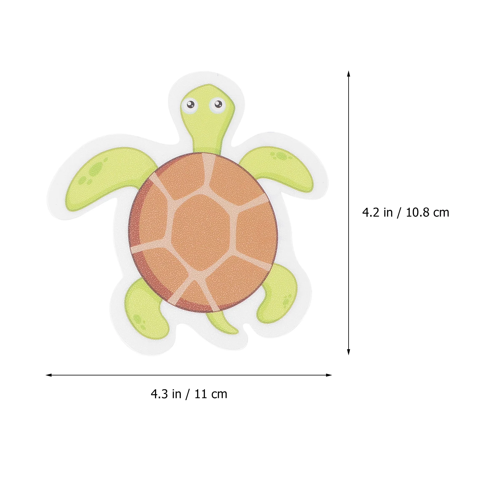 

10pcs Cartoon Non-Slip Bath Stickers Marine Life Patterns Bathtub Safety Decals Waterproof Pvc Anti-Skid Strips Bathroom