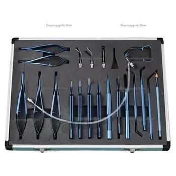 21 Pieces Titanium Incision Cataract Set For Ophthalmic Instruments Cataract Kit