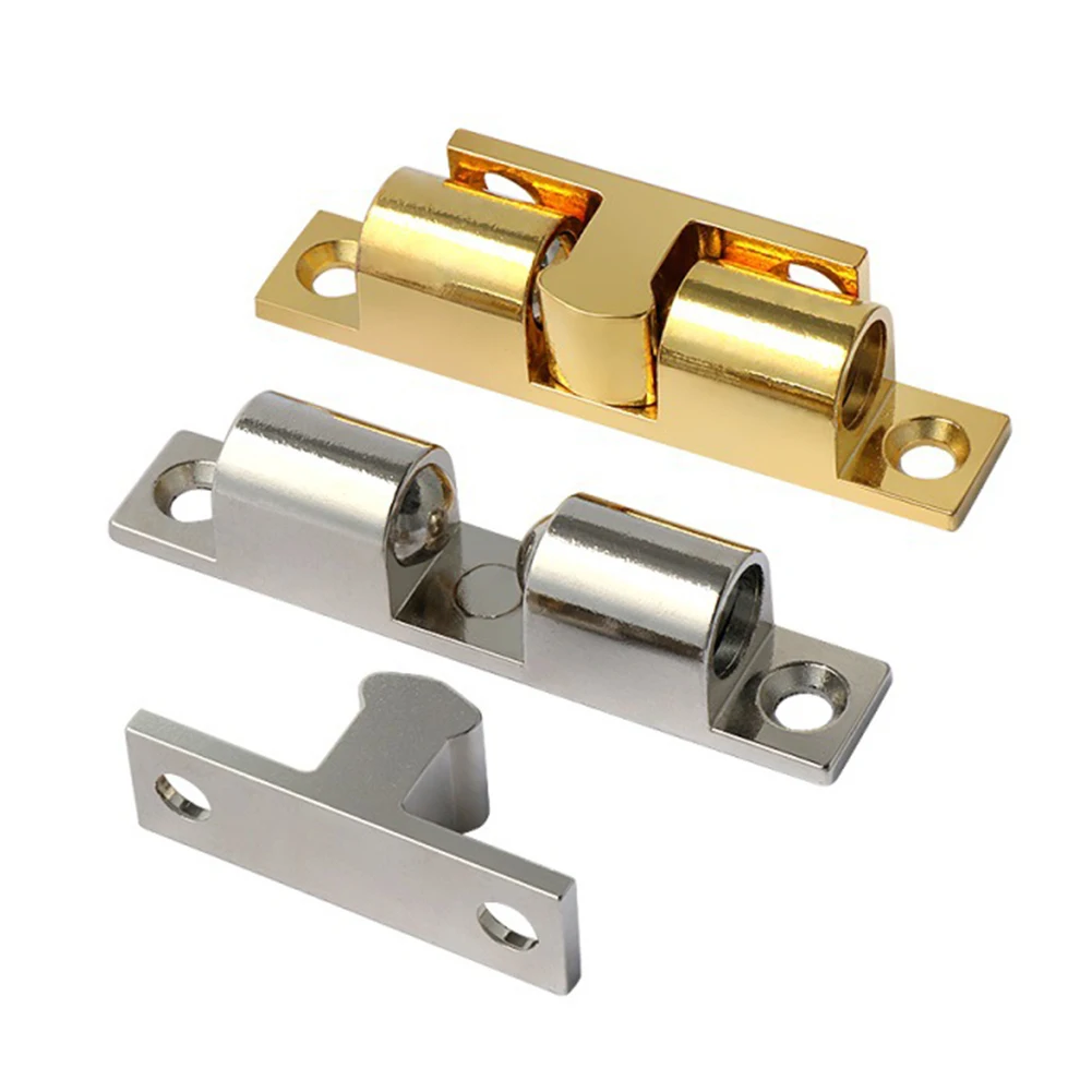 4Pack Zinc Alloy Magnet Cabinet Door Catch Large Cabinet Door Hinge Suction Bead Latch Furniture Hardware Catches