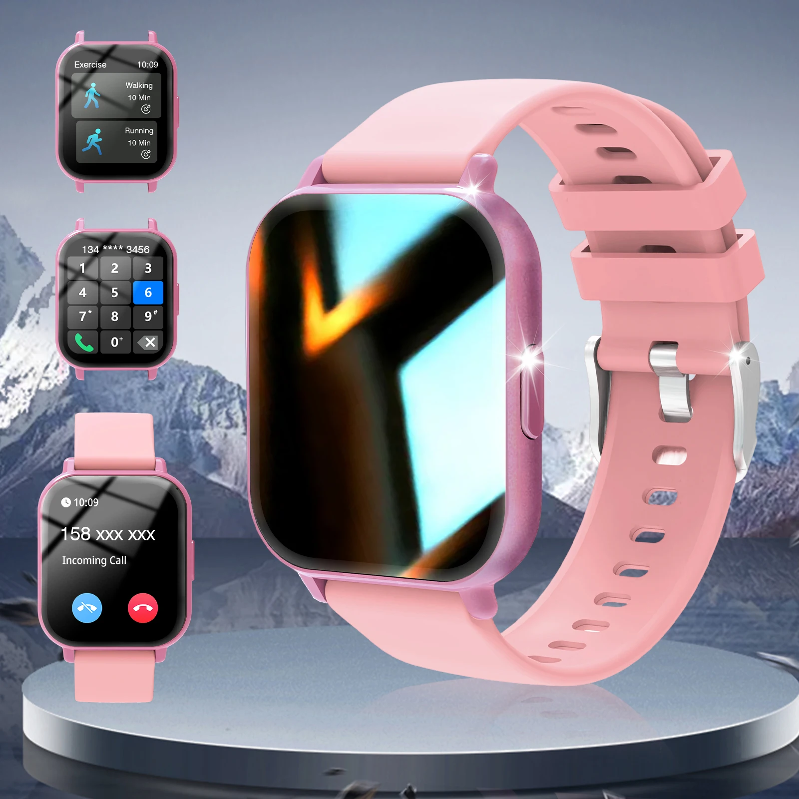 Smartwatch Calling New Popular Wireless Charging Men BT Call Women Sport Step And Calorie Tracking Smartwatch For IOS Android