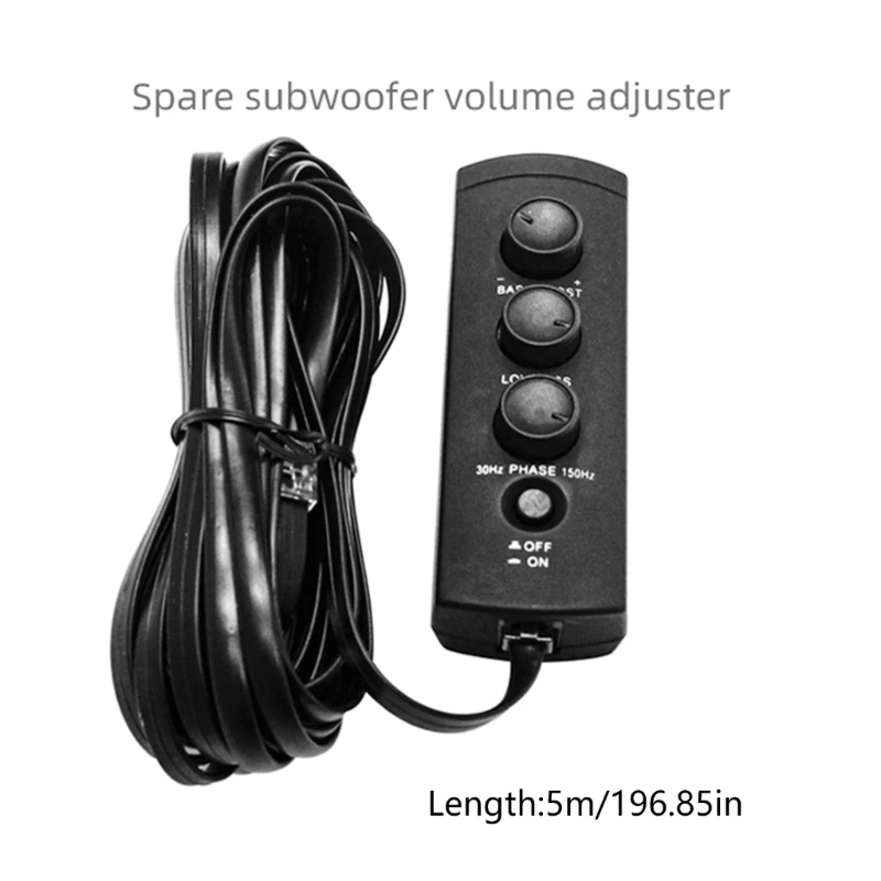 Automotive Subwoofer Sound Regulator with Quick Installation Portable Car Subwoofer Sound Controller User Friendly