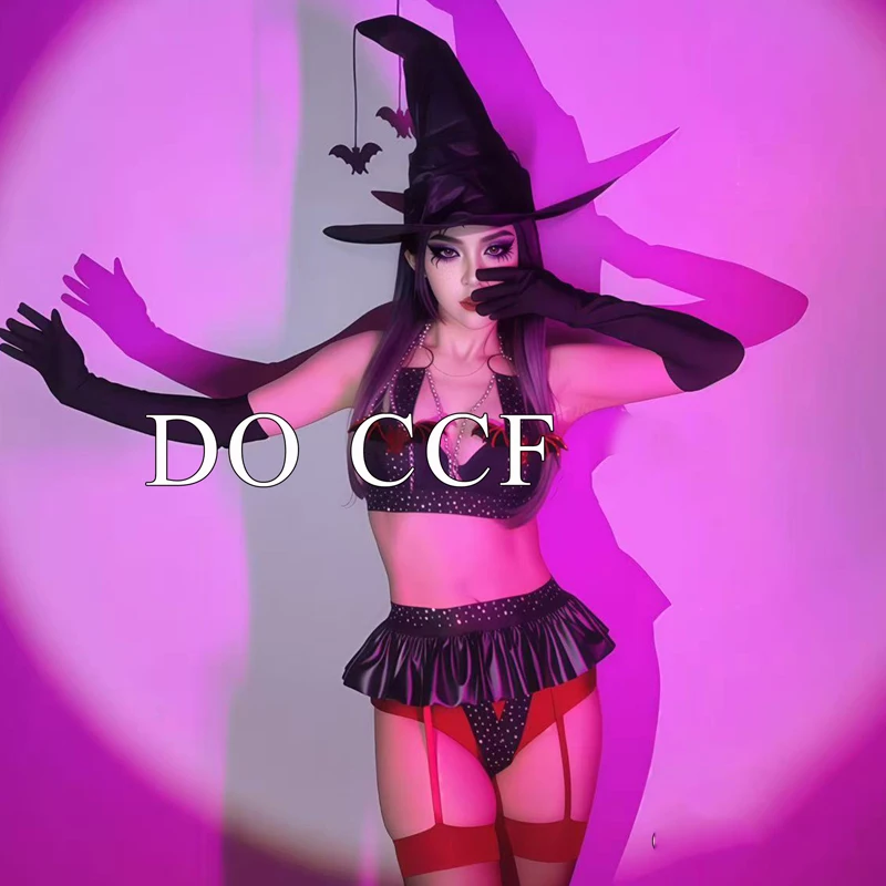 

Сексуальный танцевальный костюм Gogo на Хэллоуин [бикини для танцев на пилоне, женский костюм для косплея, фестивальный наряд, бар, ночной клуб, DJ, сценическая одежда для рейва, XS10334