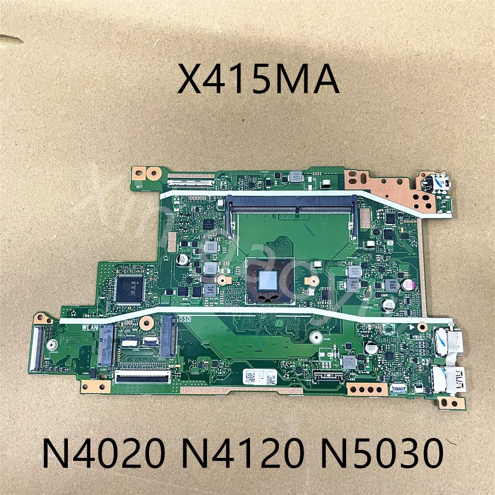 Con placa base de CPU N4020 N4210 N5030 N5000 para ASUS VivoBook X415MA X415 X515MA X415M X515M placa base para ordenador portátil prueba de 100%