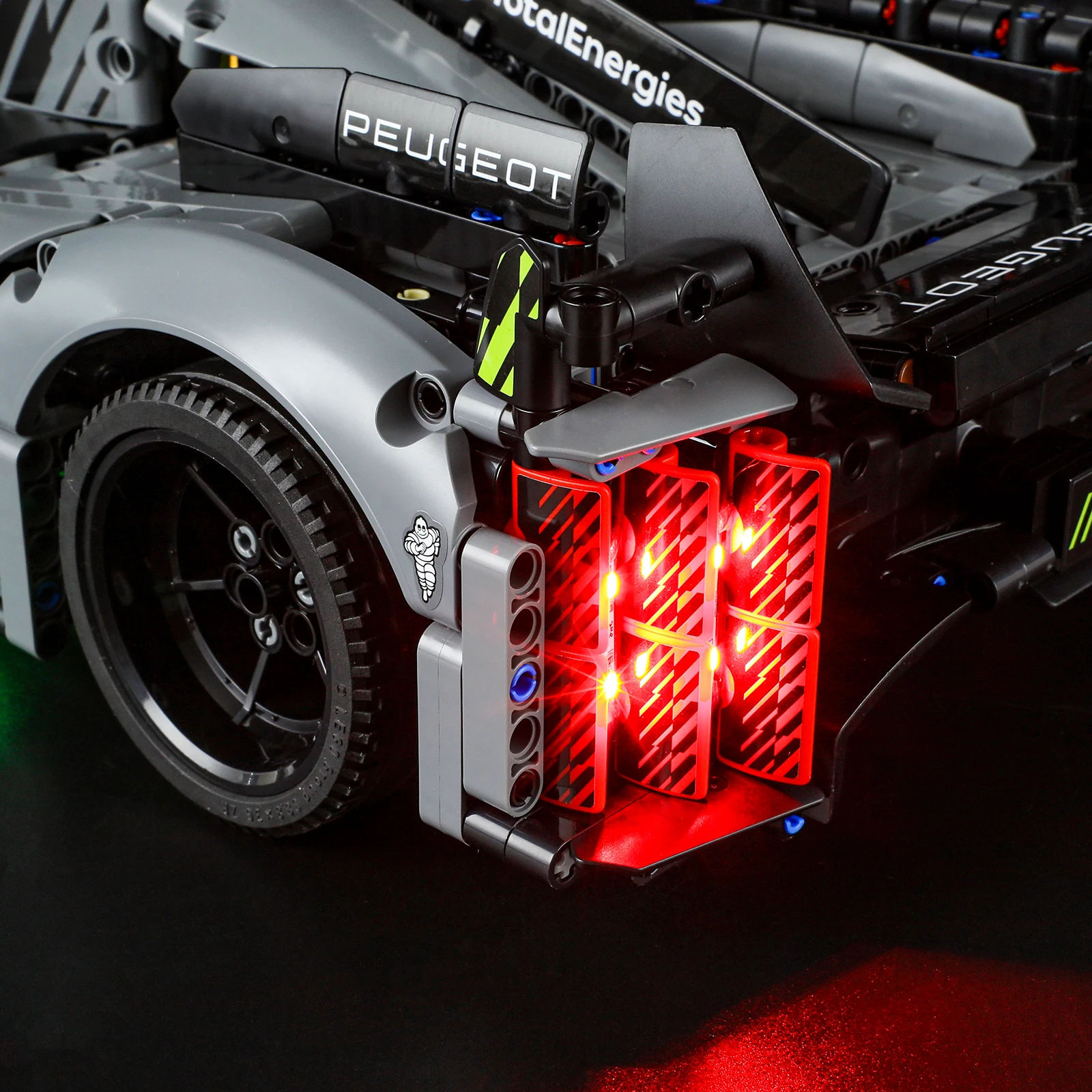 LED Light Kit for 42156 Peugeot Sports Car 9X8 24H Le Mans Hybrid Hypercar (LED Lights Only)Bricks Toys for Adult Kids To Gift