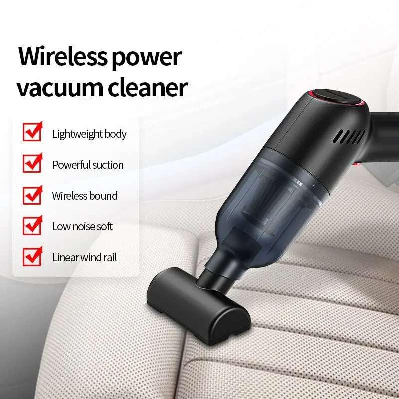 Wireless Vacuum Cleaner Car Household High Power Charging Mini Handheld Portable Car Car Vacuum Cleaner Built-in Battrery