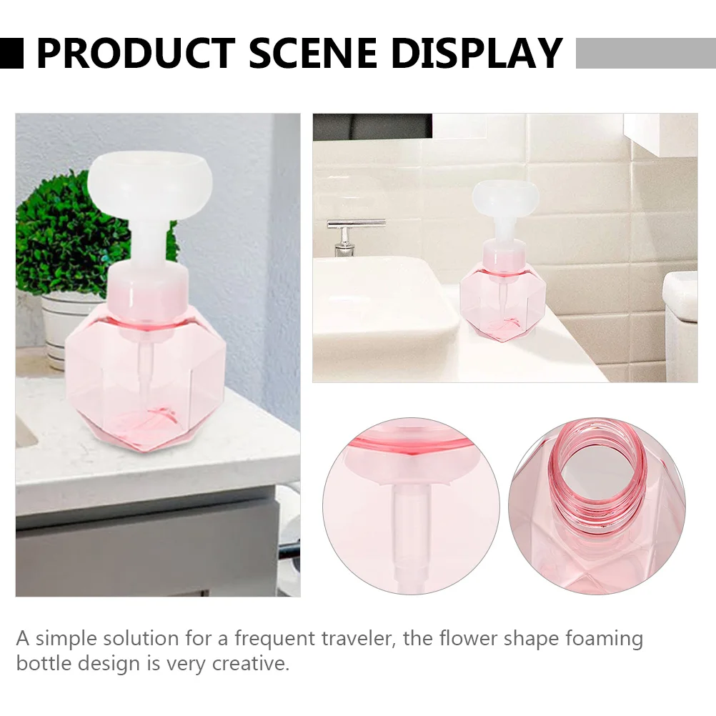 

2Pcs Facial Bubble Foamer Portable Flower Shape Foaming Cup for Facial Shampoo Shower Gel Hand Dish Washing Reusable Bubble