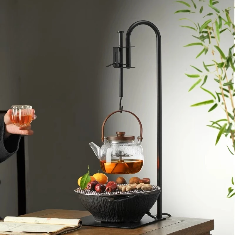 

Internet celebrity stove tea electric stove full set of electric ceramic stove teapot tea set free hook hanging indoor