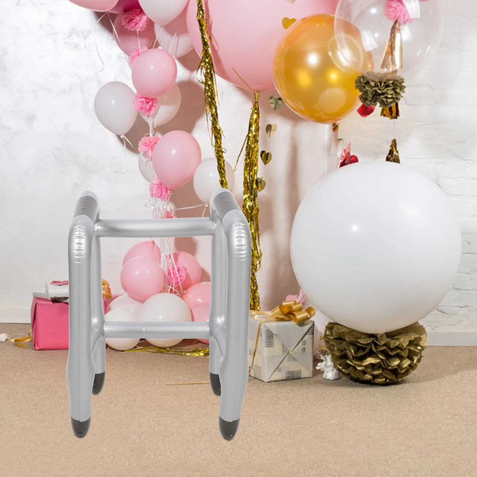 

Pvc Crutch Stage Performance Walking Stick Balloon Party Supplies Lightweight Portable Inflatable Props Costume Accessories