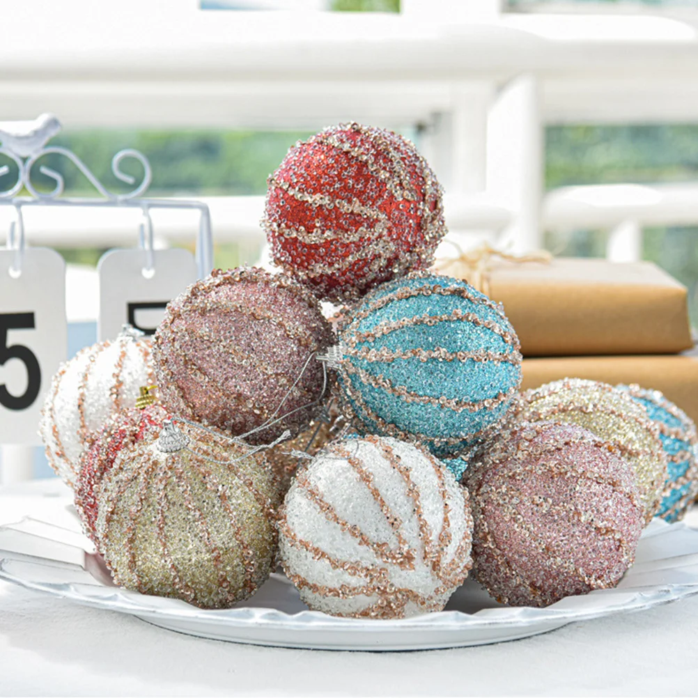 

6 Pcs Christmas Decoration Ball Hanging Ornaments Room Tree Decorations for Decorate