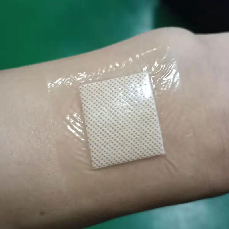 200PCS Disposable Clear Adhesive PU Film Square Patch Waterproof Wound Dressing Fixation Tape First Aid Bandage Latex Free 3.8cm