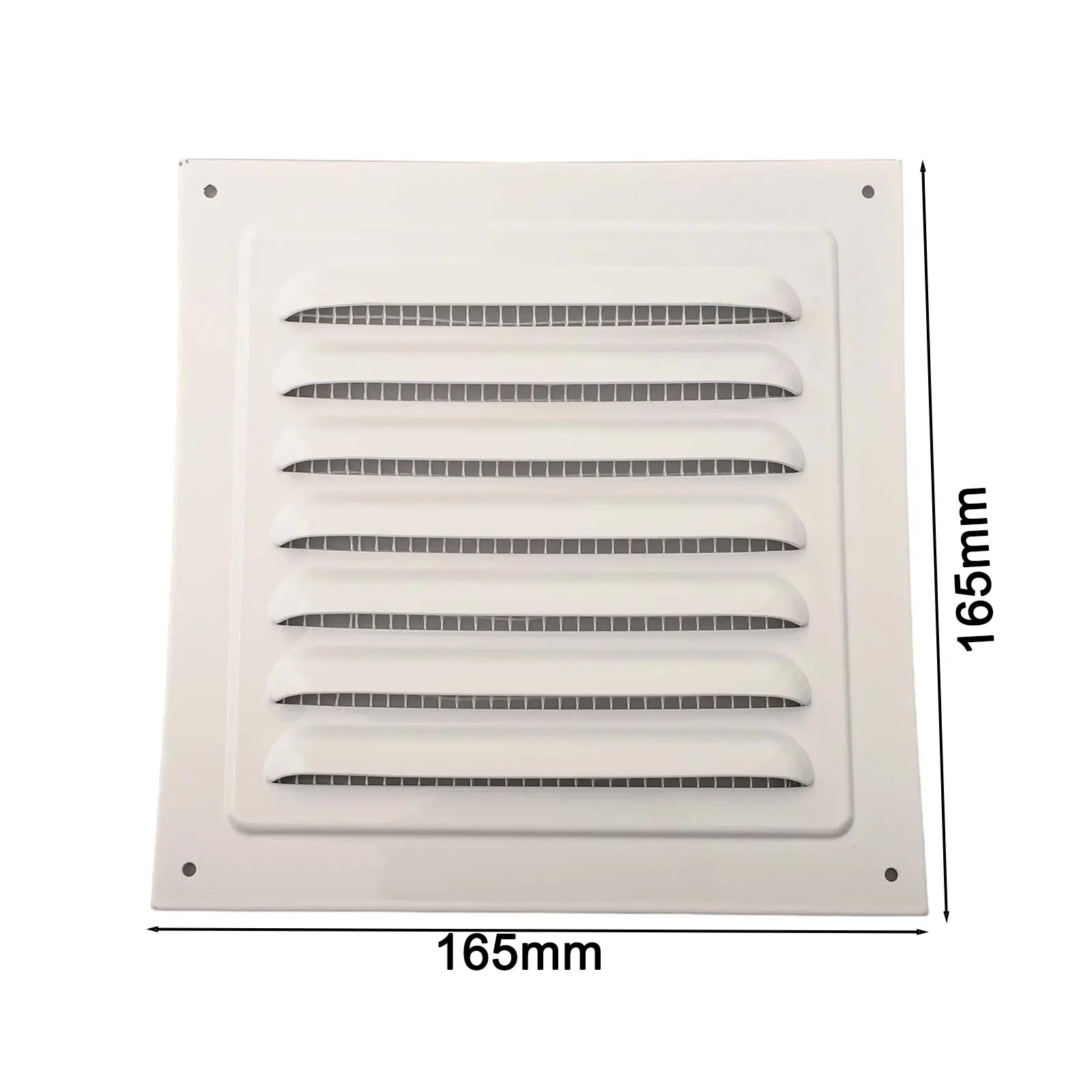 1Pc Air Vent 100-200mm Aluminum Louver Vent Grille Cover Square Vent Insect Screen Cover For Home Improvement Hardware