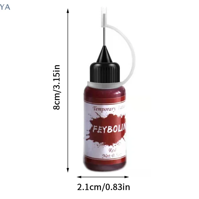 [Y]Temporary Tattoo Indian Henna Tattoo Ink Body Art Paint Semi-Permanent Makeup Pigment No Pain Eyebrow Eyeliner Beauty Supply