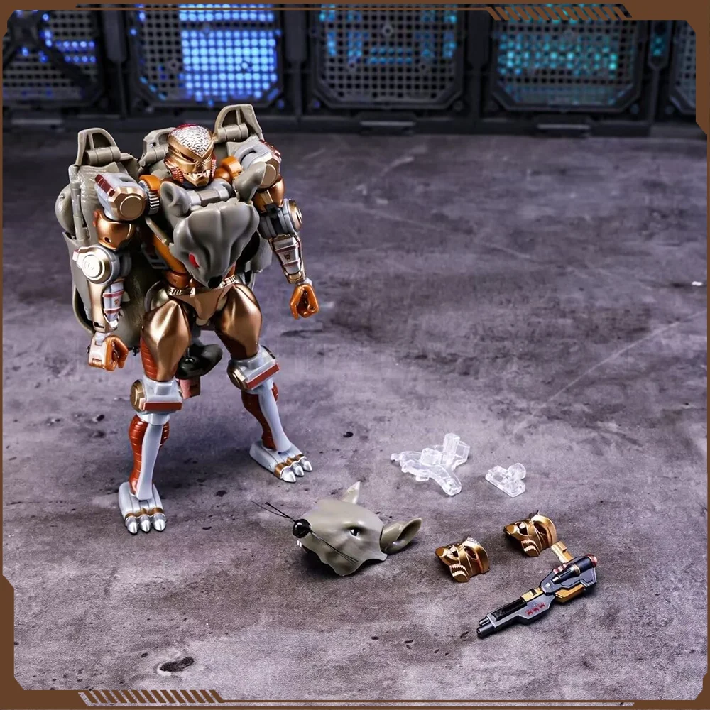 

In Stock Transformed Toys Gp-15 Gp15 Mpg-15 Mpg15 Ko Version Beast Wars Rattrap Fixed Common White Mark Defects Toys Gifts