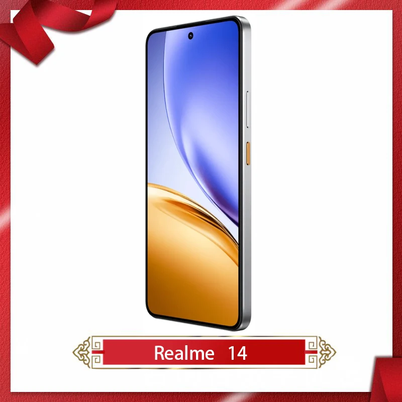 جديد Realme 14 5G هاتف محمول Snapdragon6 Gen4 6.67 بوصة AMOLED 120 هرتز 50 ميجابكسل كاميرا 45 واط فلاش شاحن 6000Mah IP69 NFC OTA أندرويد 15