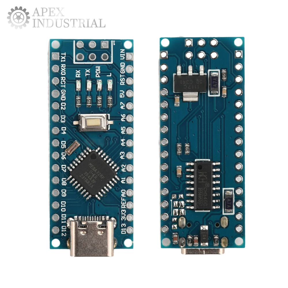 نانو V3.0 Ch340G Atmega328P Type-C وحدة تطوير واجهة USB لاردوينو CH340 USB سائق 16Mhz ATMEGA328P