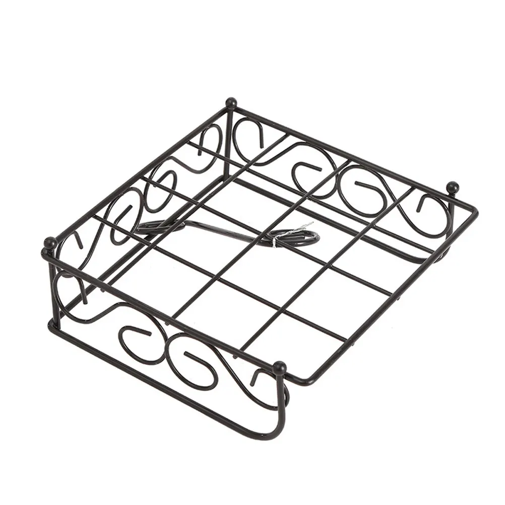 

Iron Tissue Holder Decorative Napkin Rack Metal Paper Storage Stand Desktop Table Organizer Napkin Holder Metal Tissue Rack