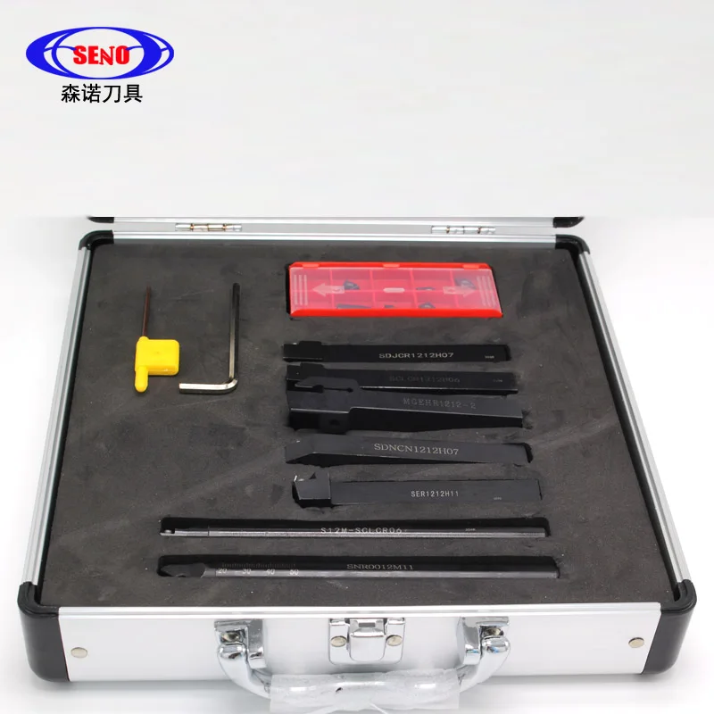 

Tools Lathe Carbide Cnc Cutting Tool Turning 12mm Tool Holder Set for Lathe Machine