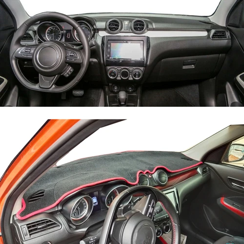 Imagen 1 del producto Para Suzuki Swift A2L 2017 2018 2019 2020 2021 2022 2023 accesorios de coche cubierta de tablero alfombrilla Anti-UV parasol alfombra