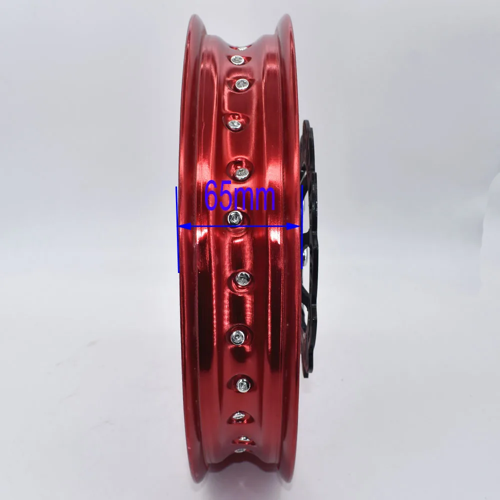 1.85 -12inch Front Rear aluminum A Style Disc Wheel Rims Hub with brake disc Sprocket For CRF50 APOLLO 110 Kayo Dirt Pit Bike