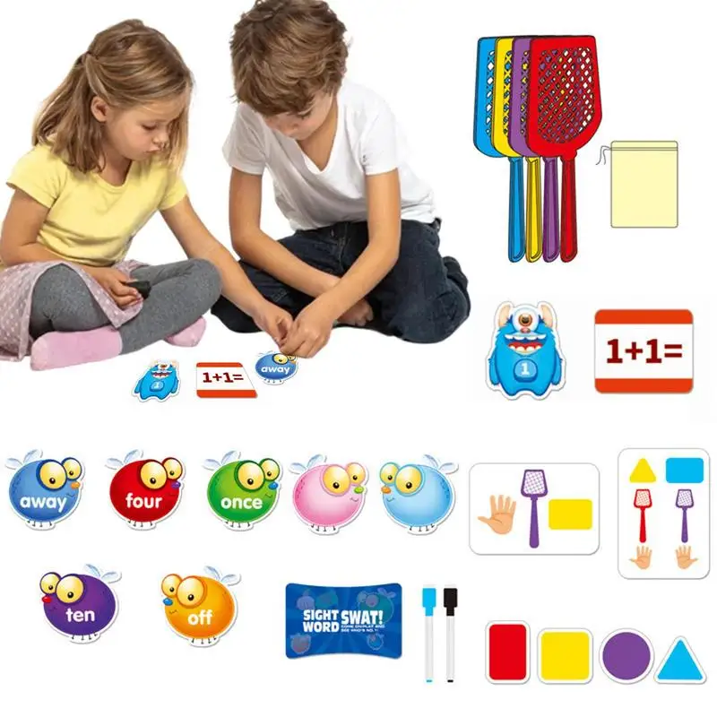 

Kindergarten Sight Words Brain Games Multifunctional Educational Table Counting Games Safe Intellectual Toy Gift For Kids 3 4 5