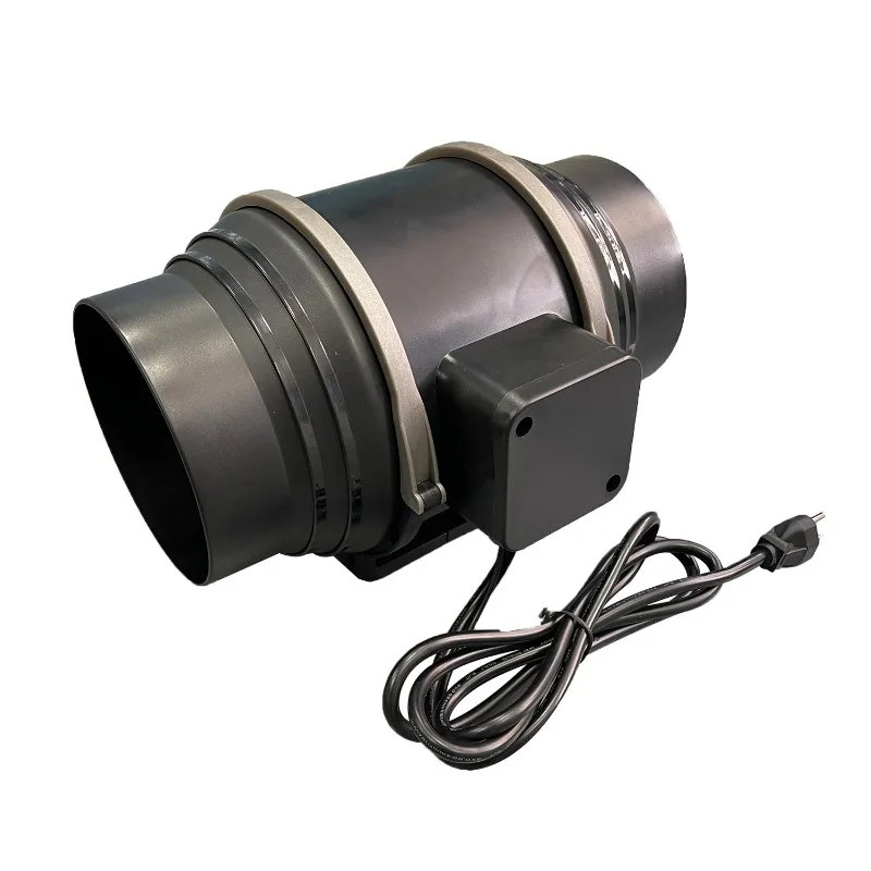 EC Smart Tent Planting System 4 6 8-inch 200mm Oblique Flow Duct Fan with Internal Duct Ventilation Fan