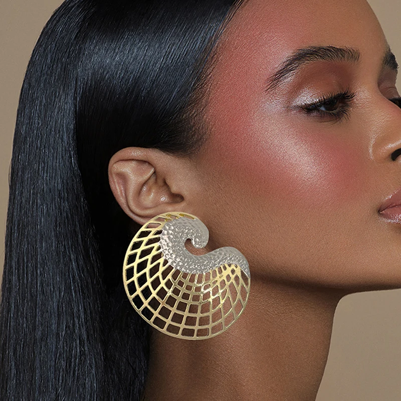 Latest Earrings For Women Fashion Jewelry Big Hoop Earrings Wedding Party Gift Trending