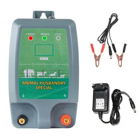 10 किमी पशु इलेक्ट्रिक शेफर्ड बाड़ पशुधन के लिए सुरक्षित इलेक्ट्रिक शेफर्ड उच्च वोल्टेज पल्स नियामक भेड़ पशुधन के लिए 8 best sales इलेक्ट्रिक शेफर्ड - №1