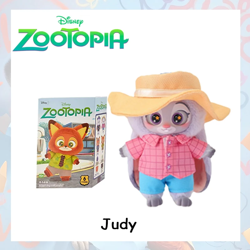 Echte Disney Zootopia vinyl blinde doos - schattig stripfiguur pluche tas hanger speelgoed, mysterie verrassing trendy cadeau voor fans