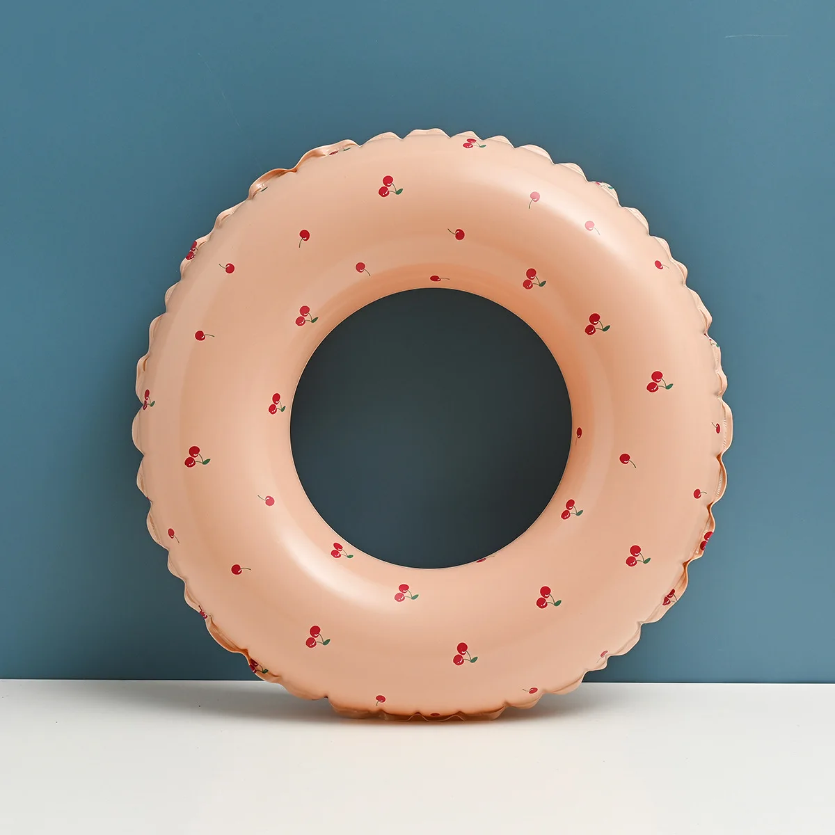 Anneau de natation gonflable cerise pour adultes, Tube flottant de piscine mignon, décorations, Tubes de natation, piscine extérieure, flotteurs d'eau de plage