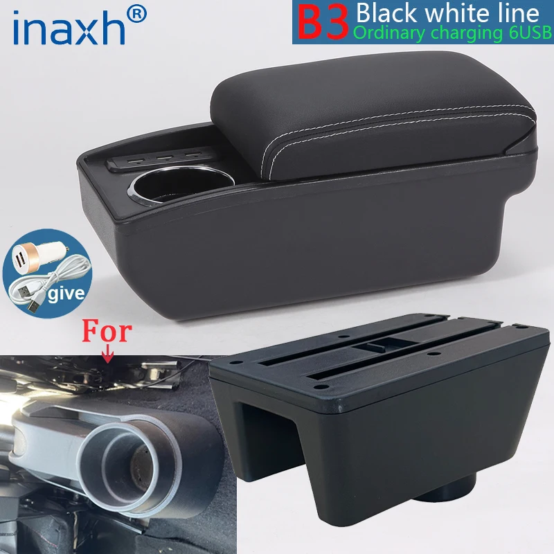 Für Seat Ibiza Armlehne Box Für Seat Ibiza 6j Ibiza 6L Auto Armlehne Auto Lagerung Box Retrofit teile Innen Auto zubehör