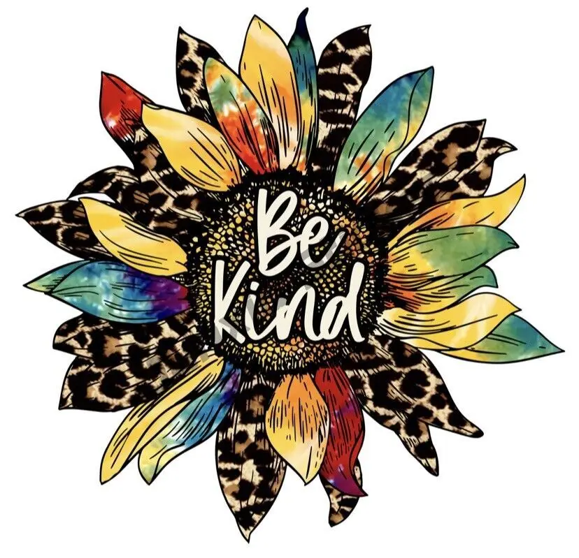 Be Kind Car Sticker Decal Inspirational Motivation Laptop stickers Accessories for Car Auto Mobile Phones Caravan Off Road