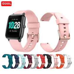 Official 19mm Band for Id205l ID205S Sport Silicone Strap Bands Original Band Accessories Silicone Strap for Haylou Solar LS01