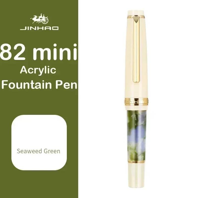 Jinhao 82 Mini Cute Short Portable Pocket Fountain Pen stationery  Calligraphy Practice Writing Business Pen School Supplies