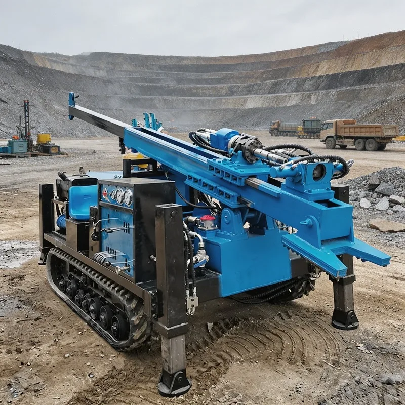 Remote Exploration Camp Skid Mounted Hydraulic Core Drill Rig For Geo-technical Core Boring Customized