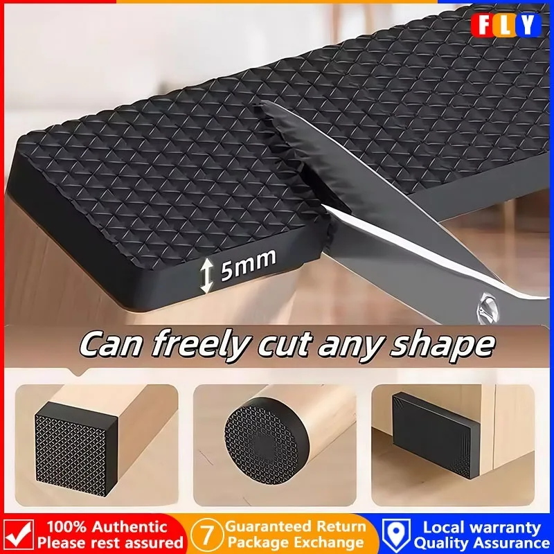 5M Table Chair Foot Pads Non-Slip EVA Foam Self-Adhesive Furniture Leg Floor Protective Pad Anti Abrasion Furniture Accessories
