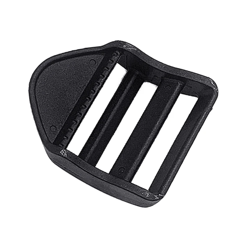 Durable Tear Resistant ABS Release Buckle for Backpack Strap Webbing Anti-deform Black Slider 20/25/32/38mm Dropship