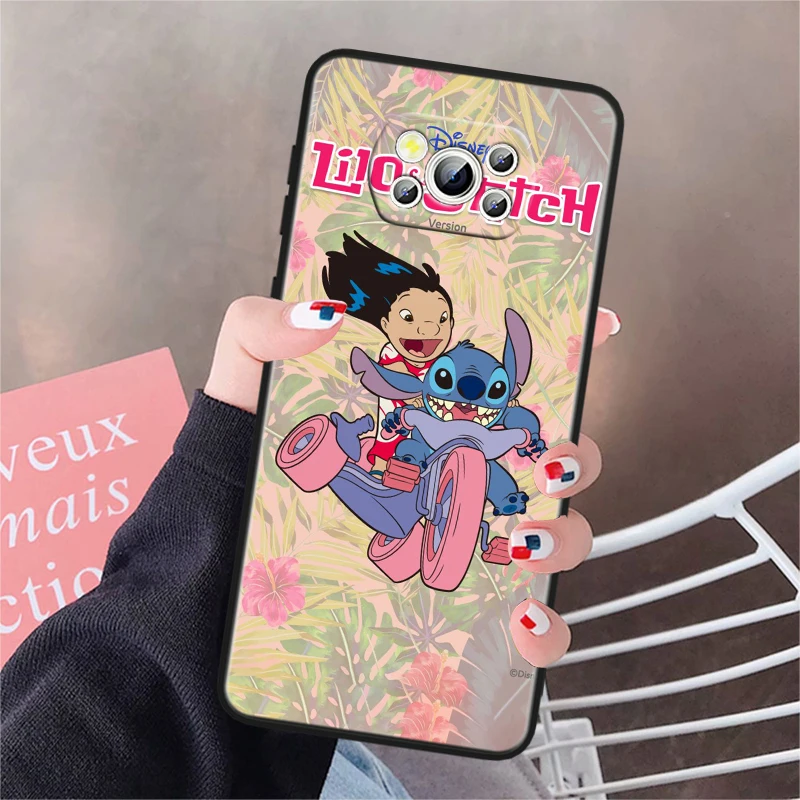 Disney Stitch Angie For Honor V20 10i 10X 9S 9X 9C 9A 8X 8C 8A 7S 7C 7A Magic 5 Lite Pro MAX Black Soft Phone Case