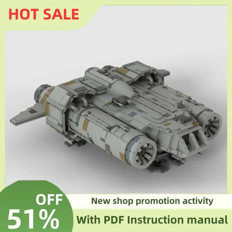 

New Famous Star Battle Movie Moc Wtk-85A Heavy Spacefighter Model Diy Creative Ideas Child Toys Birthday Gifts Custom Puzzle