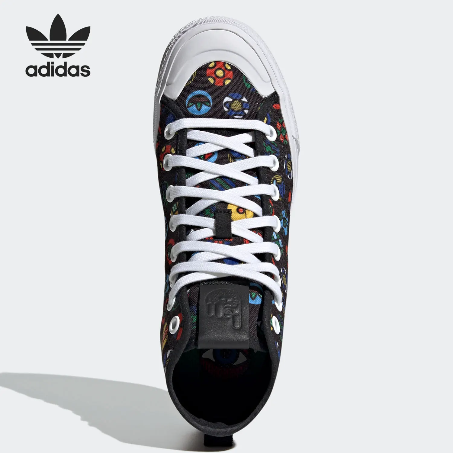 Adidas Authentic Current Season Men's Women's New Mid-Top Three Leaves Sports Sneakers GZ1331