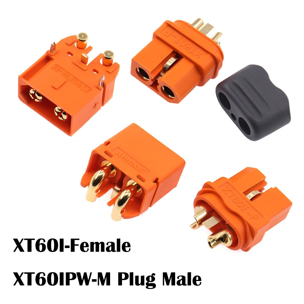 1PCS XT60I-F Female Plug Sheath Housing Connector Adapter for RC Lipo Battery FPV Drone Solar Battery Durable