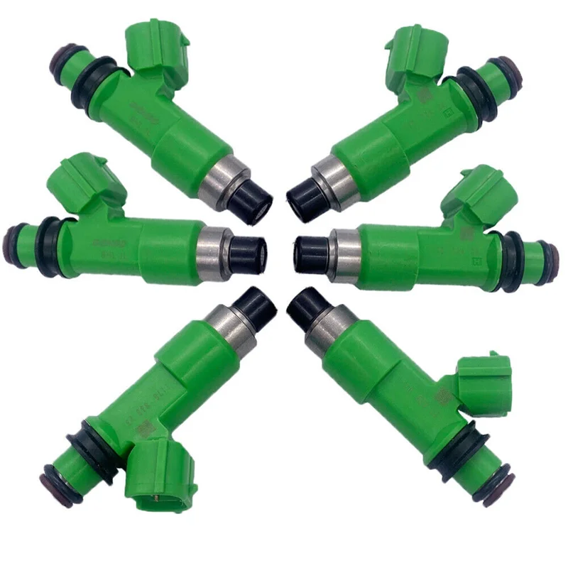 1 Set of 6 Fuel Injectors 16611-AA740 for Subaru Legacy Outback 10-14 Tribeca 08-14 3.6L