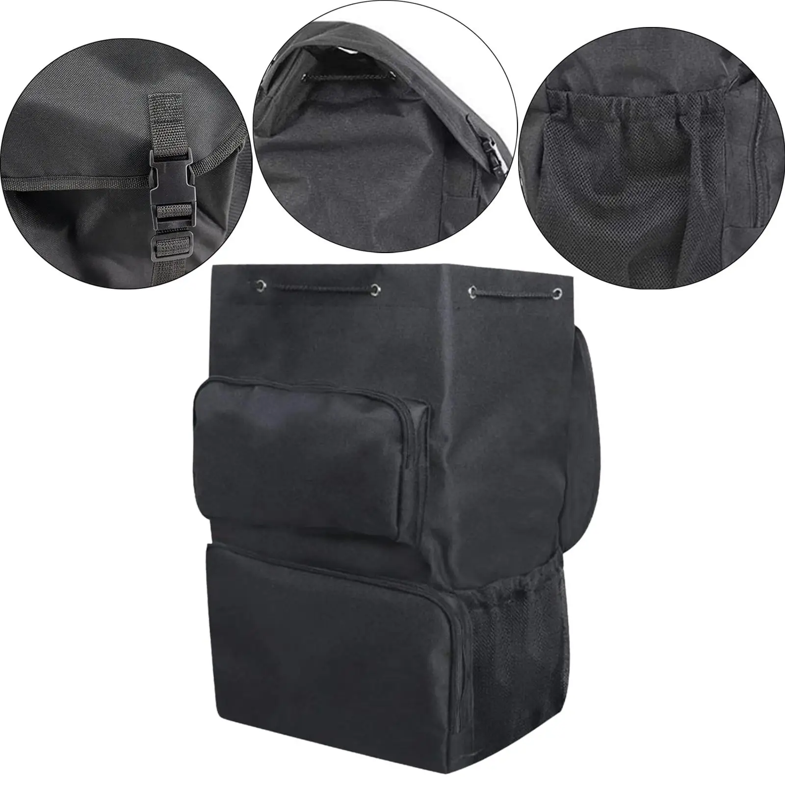 

Spare Tire Trash Bag Multipurpose Garbage Holder Spare Tire Trash Storage Bag Cargo Storage Bag for RV SUV Vehicle Car Trailers