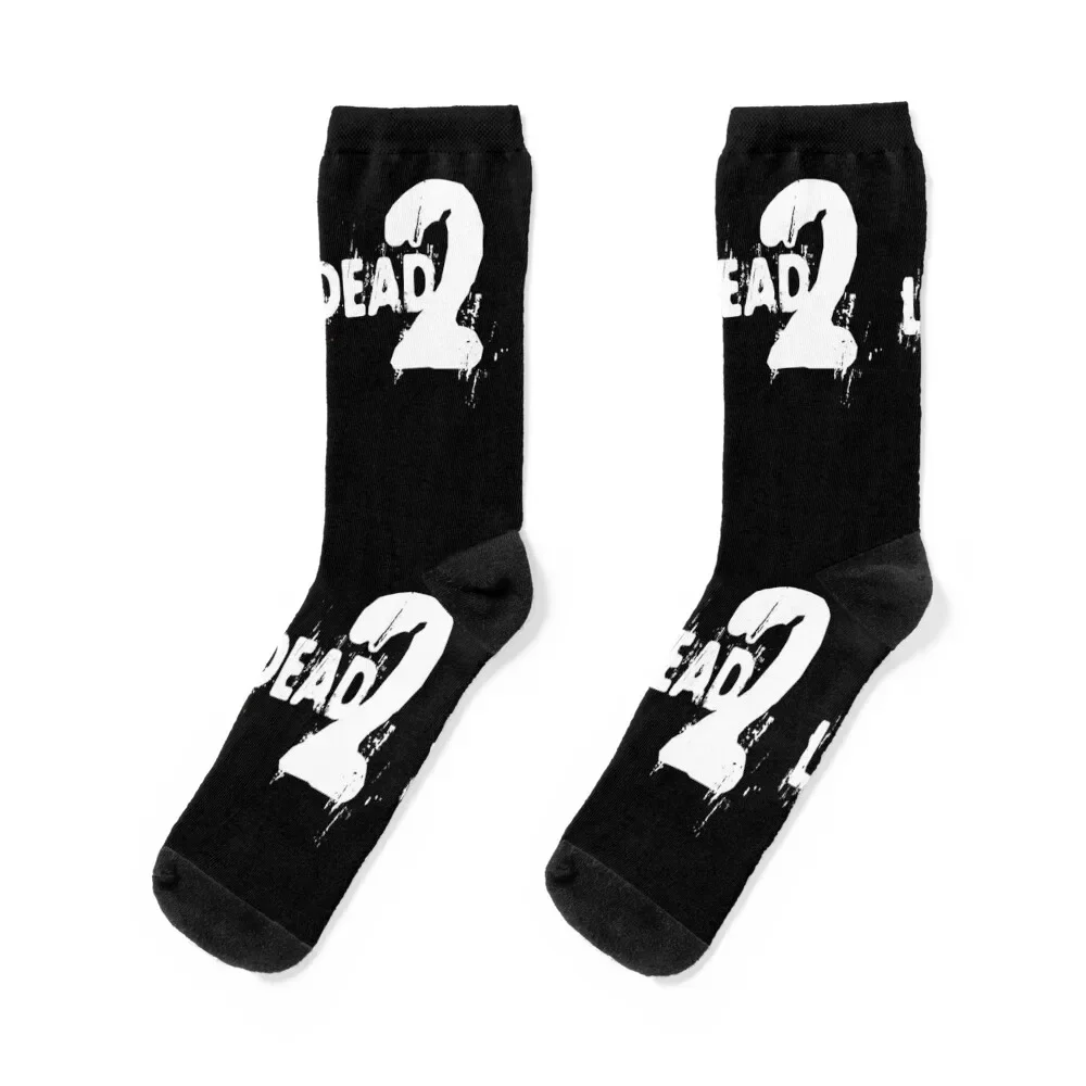 

LEFT 4 DEAD 2 LOGO Socks japanese fashion floor hiking warm winter Socks Girl Men's