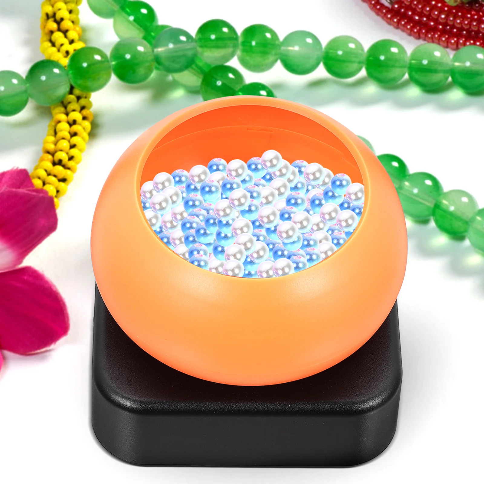 Máquina Eléctrica para Enhebrar Cuentas, Herramienta Automática para Manualidades, Máquina para Hacer Cuentas de Arcilla Planas, Dispositivo Profesional para Abalorios