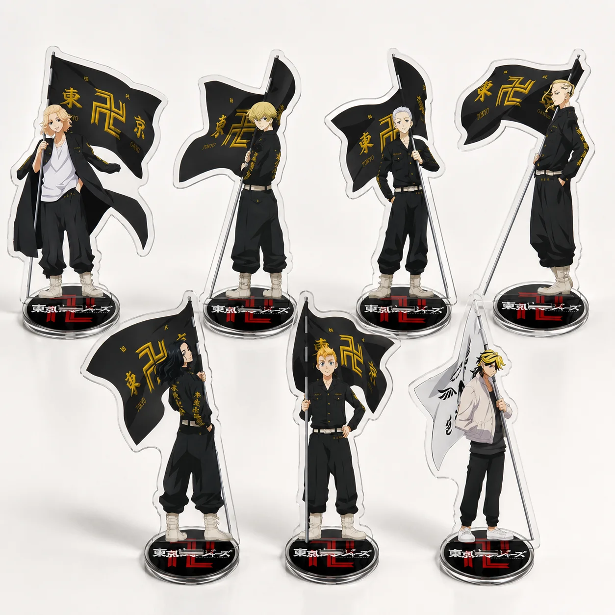 Tokyo Revengers Double Sided Acrylic Stand Model Plate Character Illustration Takemichi Hanagaki Hinata Tachibana Desk Ornaments