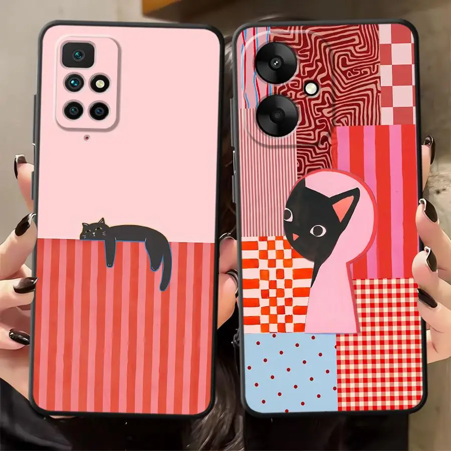 Artistic Black Cat …