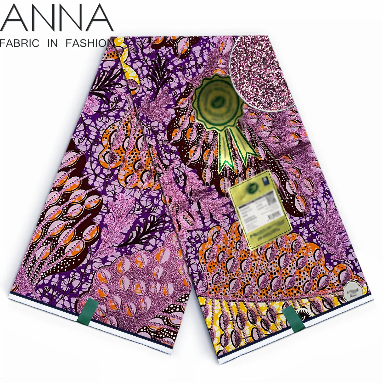 Grand Super 100% Cotton African Wax Fabric High Quality Ankara Wax Print Fabric 6yards Women Fabric For Sewing VLS2033