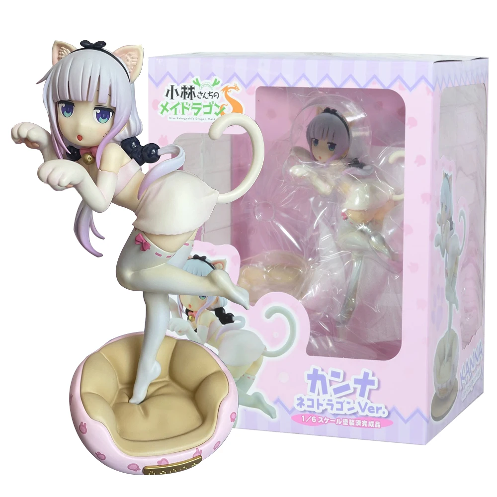 Anime Miss Kobayashi's Dragon Maid KannaKamui Cat Dragon Tohru Model Toy Gift Collection Action Figure 20CM PVC Gift Doll